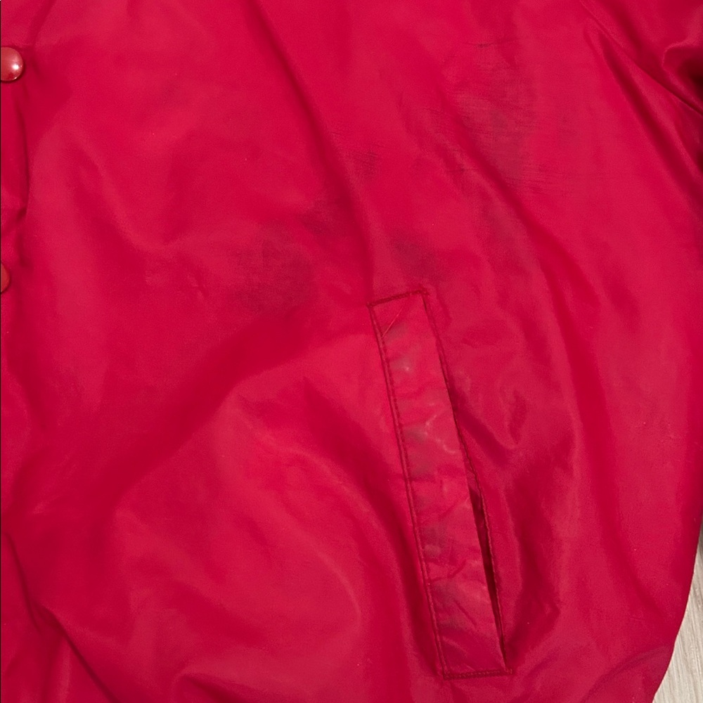 Vintage Wisconsin Badgers Red Bomber varsity Jacket size XL - Picture 4 of 9